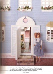 Plastic Canvas Doll House View 1