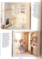 Plastic Canvas Doll House View 2