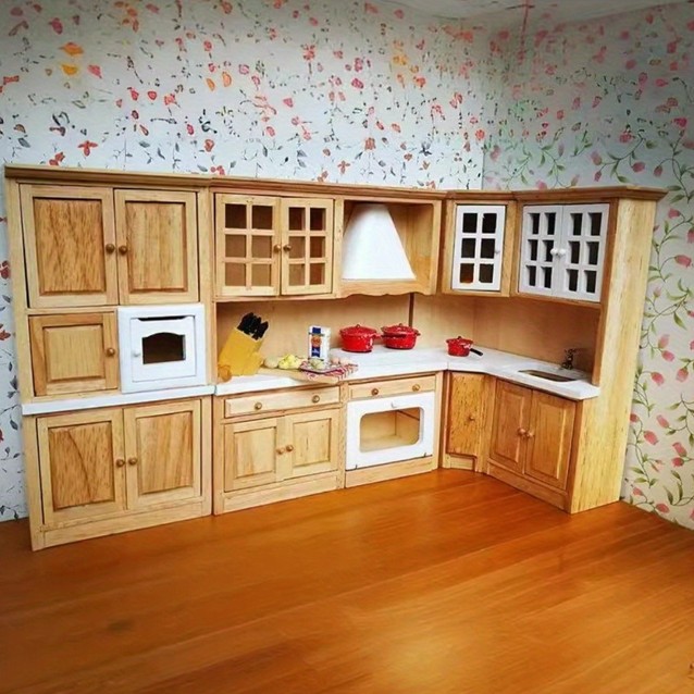Dollhouse kitchen 3 piece set