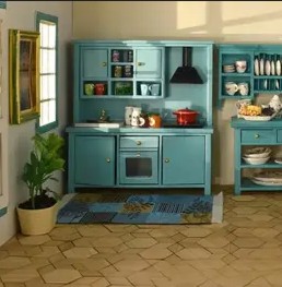 Kitchen oven cabinet