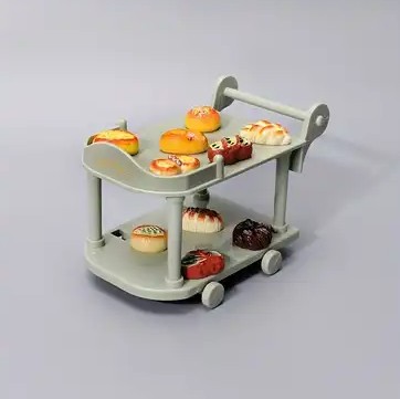 Kitchen serving cart