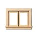 Dollhouse Miniature Working Casement Window