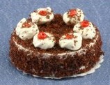 Chocolate Crumb Cake for Dollhouses