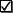 Dollhouse Check Mark