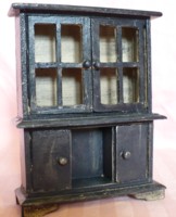 Completed Dollhouse Hutch Cabinet