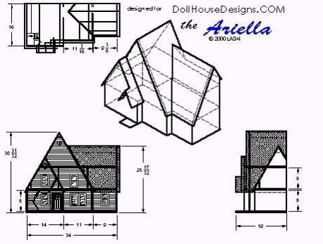 Ariella Dollhouse Plan