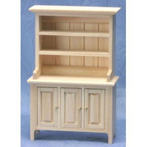 Dollhouse Unfinished Welsh Cabinet