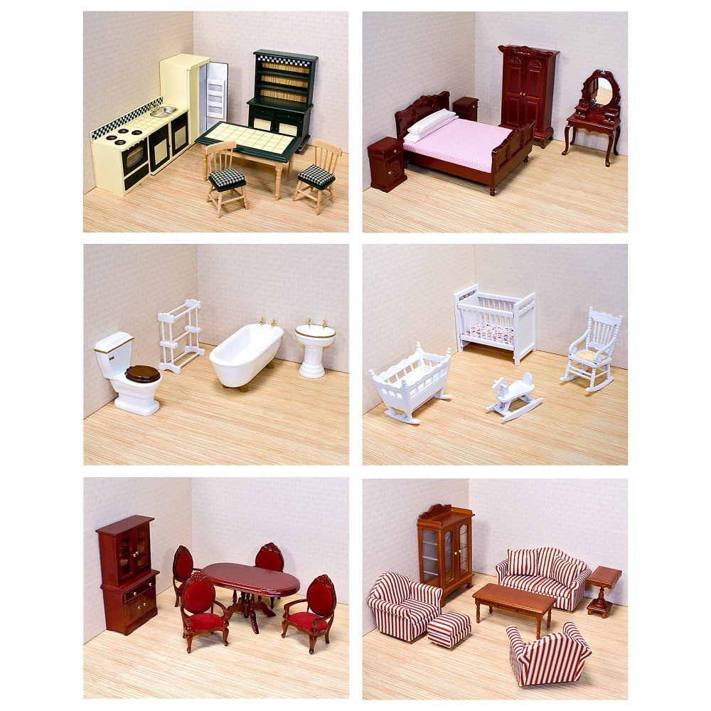 Variety of Dollhouse Furniture