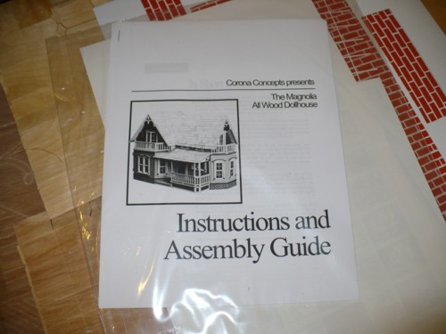 Dollhouse Kit Instruction Manual